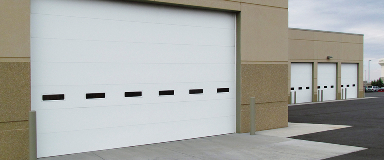 White Commercial Garage Doors